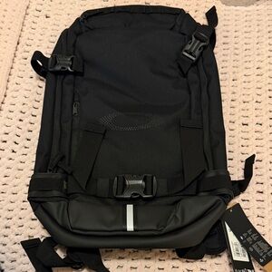 Oakley Black Backpack with Buckles